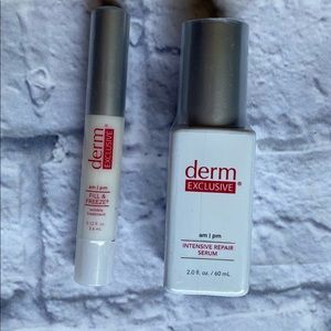2 NEW DERM EXCLUSIVE FILL & FREEZE & AM/PM Intensi